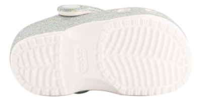 Crocs Classic Iridescent Glitter Kid Clog Hvid 210985 (21-27)
