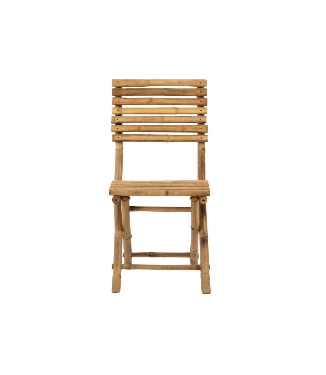 Paris Prix - Chaise Pliable Design bambou 98cm Naturel