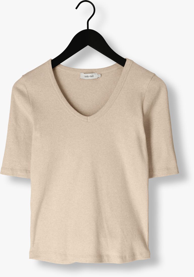 KNIT-TED zand knit-ted t-shirt eden