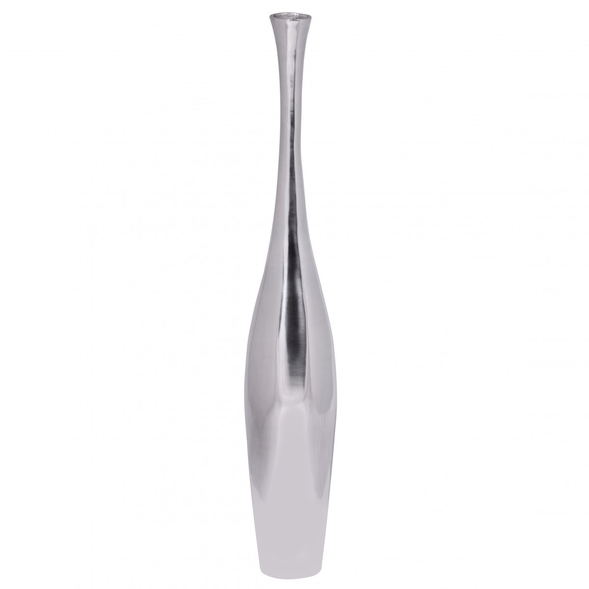 Deko Vase - schmal - Aluminium