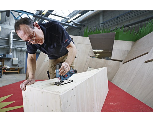 Bosch Professional GST 12V-70 accu-decoupeerzaag inclusief 2x decoupeerzaagbladen (Speed for Wood en Extra-Clean for Wood), zonder accu en lader