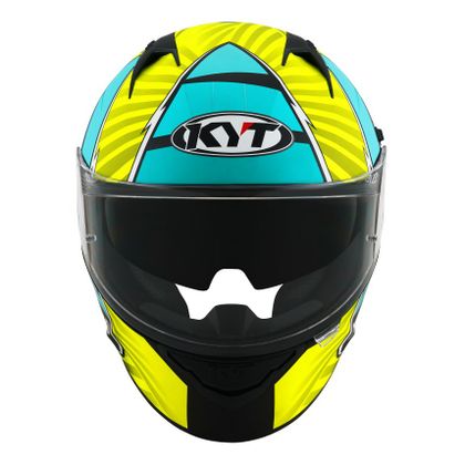 Casque KYT NF-R - XAVI FORES 2021 REPLICA ORIGINAL MATT - Jaune / Vert