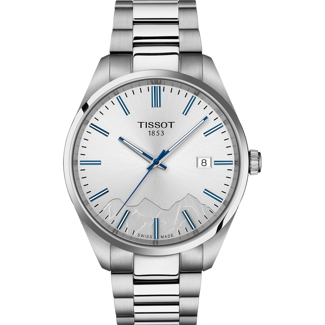Tissot PR 100 Jungfraubahn Quartz 40mm Silbrig