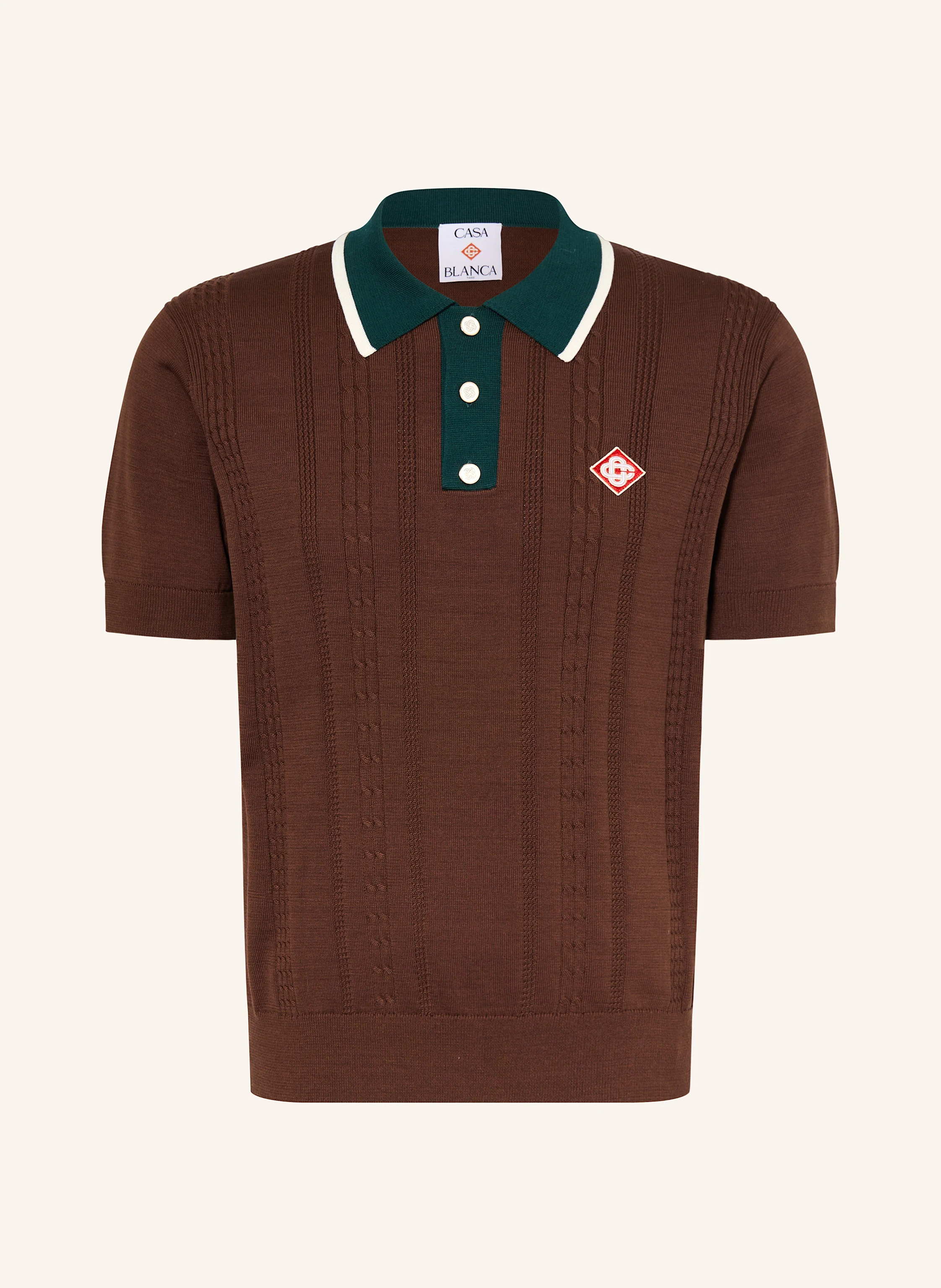 Casablanca Strick-Poloshirt