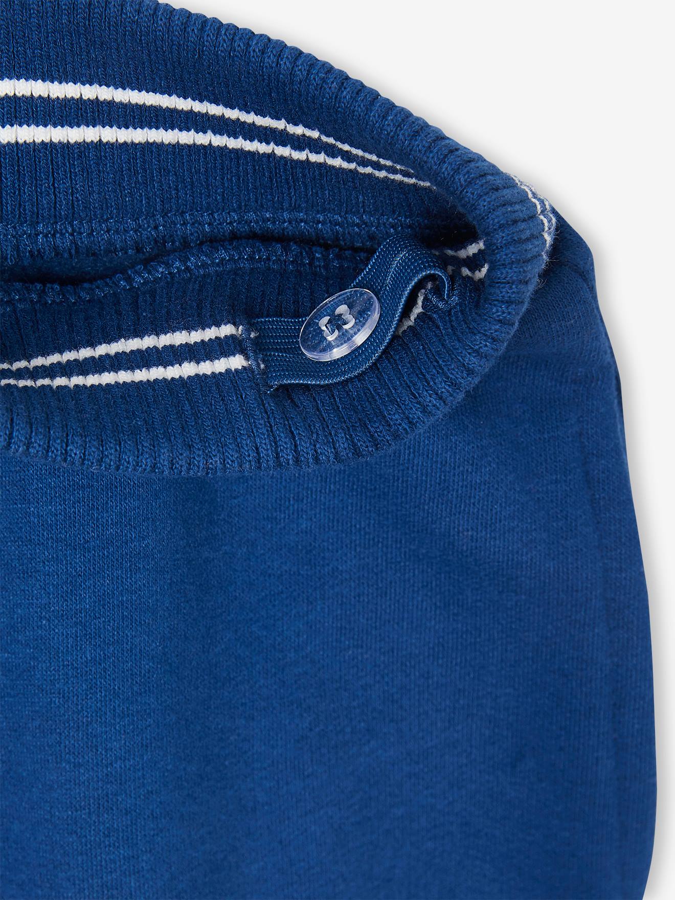 Calça de moletom cinza mesclado para meninos