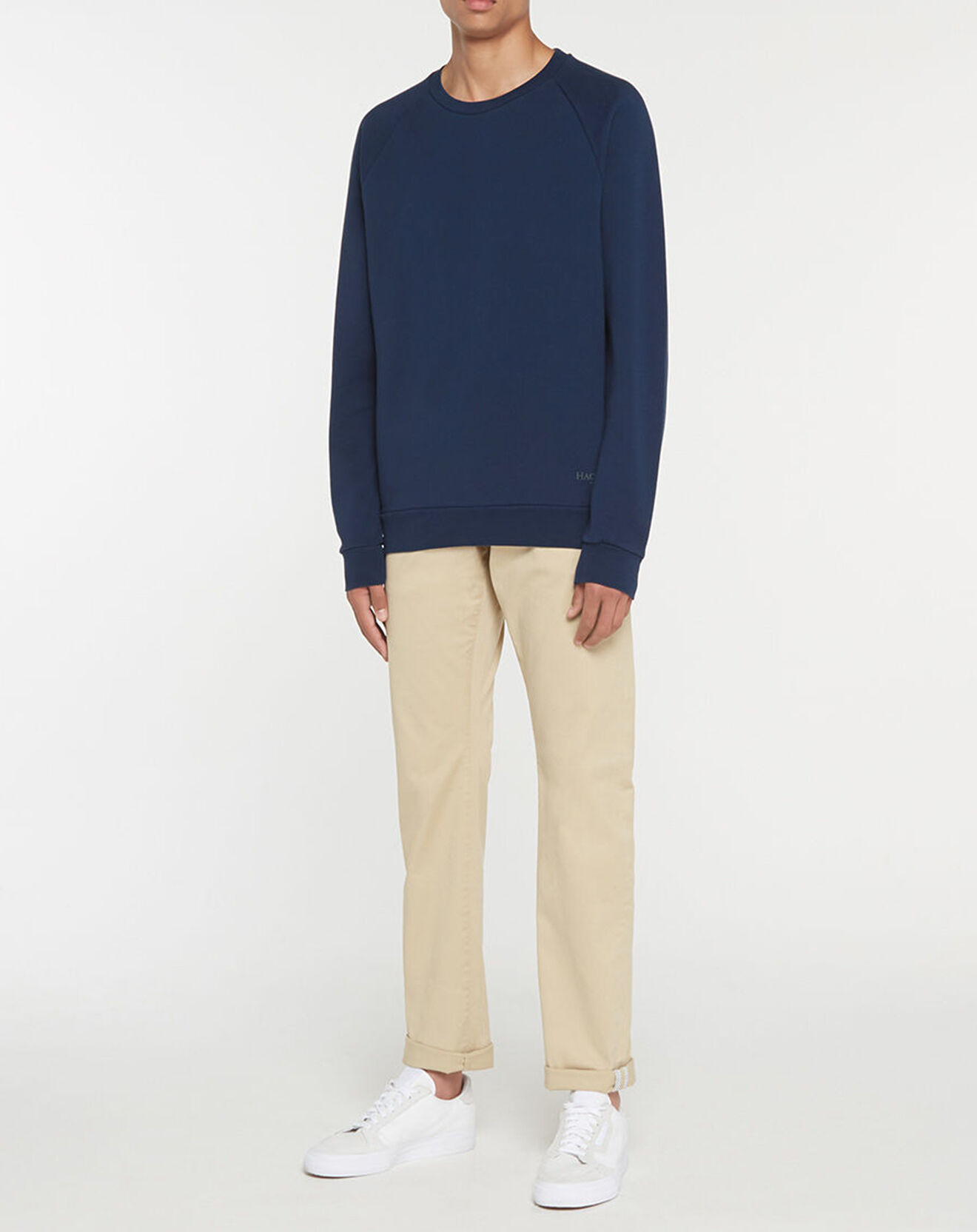 Hackett London Sweat Raglan Crew bleu marine