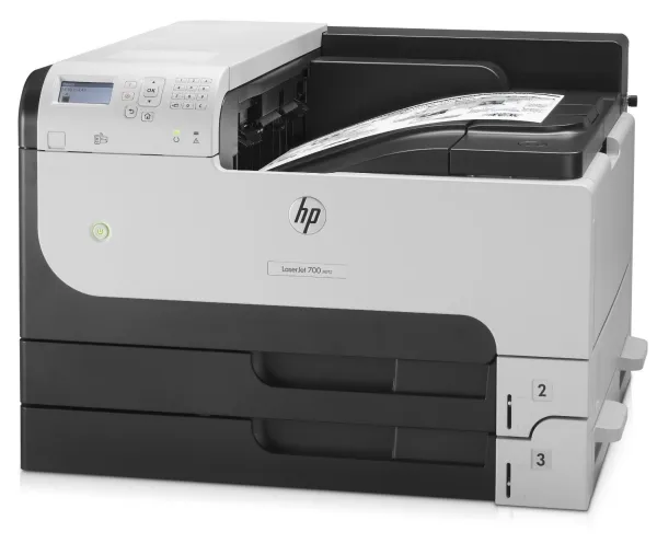 HP LaserJet Enterprise 700 Printer M712dn - Printer - S/H - Duplex - laser - A3/Ledger - 1200 dpi - op til 41 spm - kapacitet: 600 ark - USB, Gigabit LAN, USB vært