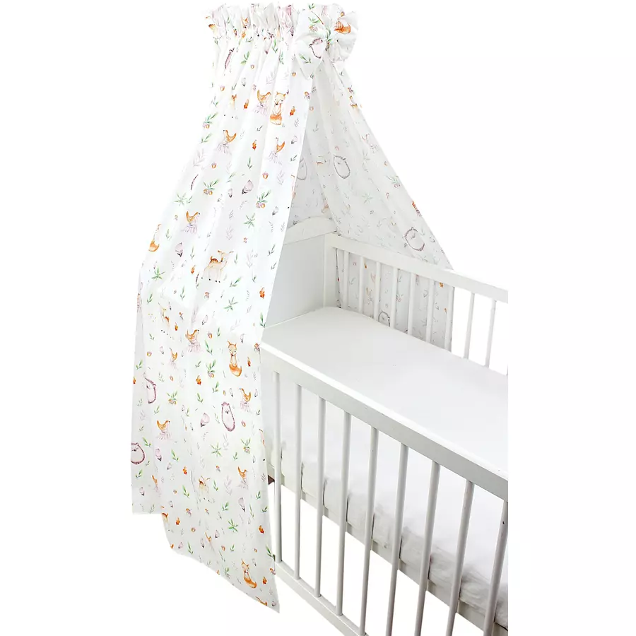 TupTam Babybett Himmel mit Schleifchen hellgrün