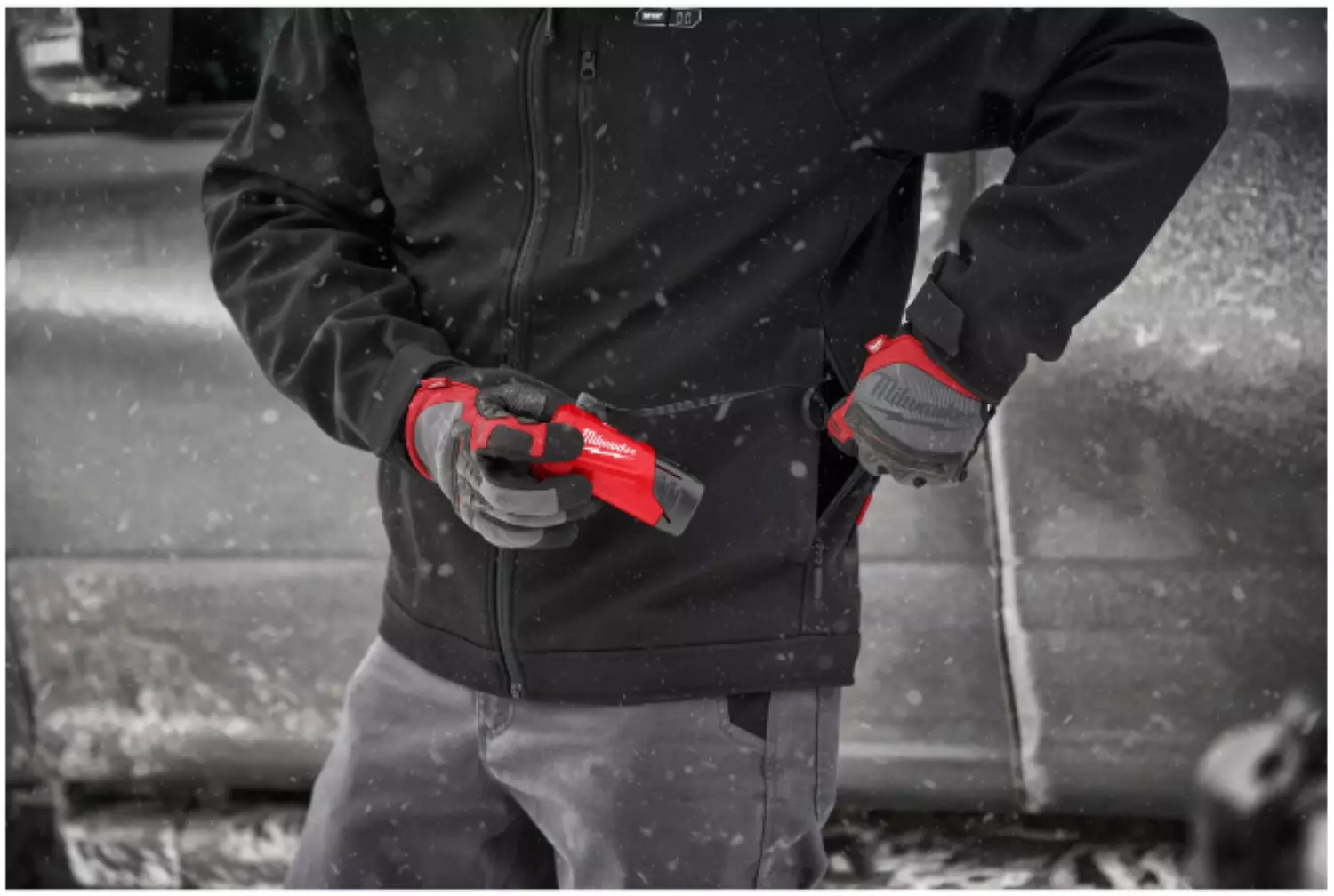 Milwaukee M12 HJBL5-0 (L) premium heated jacket - zwart