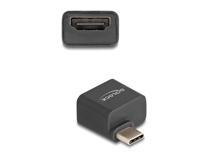 Delock Adapter USB-C Stecker – HDMI Buchse USB Type-C - HDM Delock Mini Adapter USB Type-C Stecker zu HDMI Buchse (DP Alt Mode) 4K