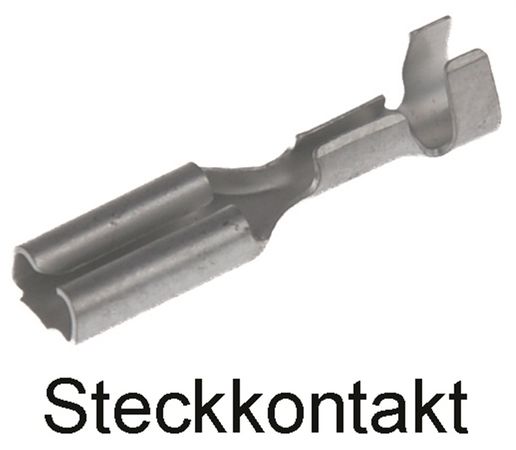 STECKKONTAKTE 0.5mm für Kabel  silber
