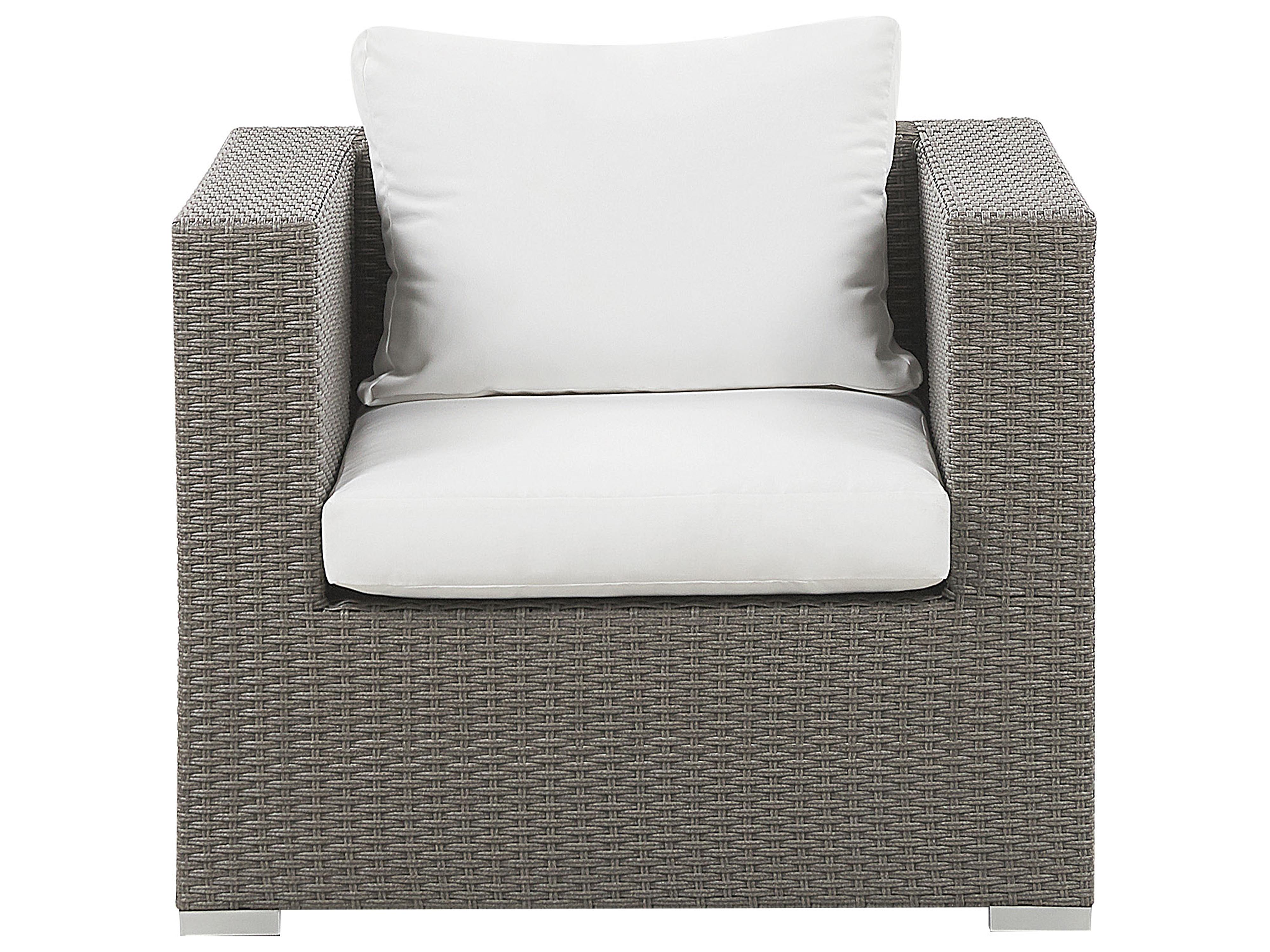 Loungeset met tafel 8-zits MAESTRO modulair PE rotan Taupe