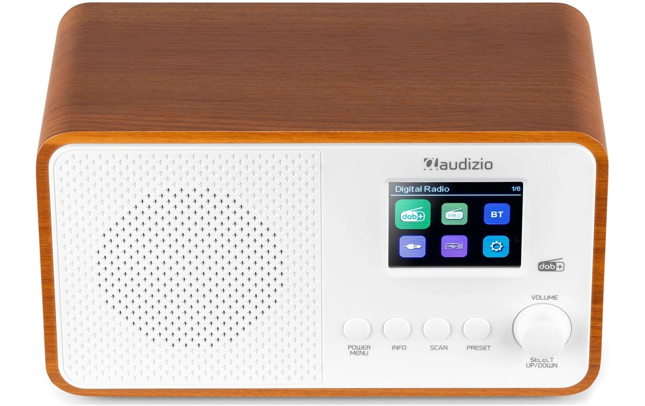 DAB+ Radio Avio WeissDAB+ Radio mit Bluetooth