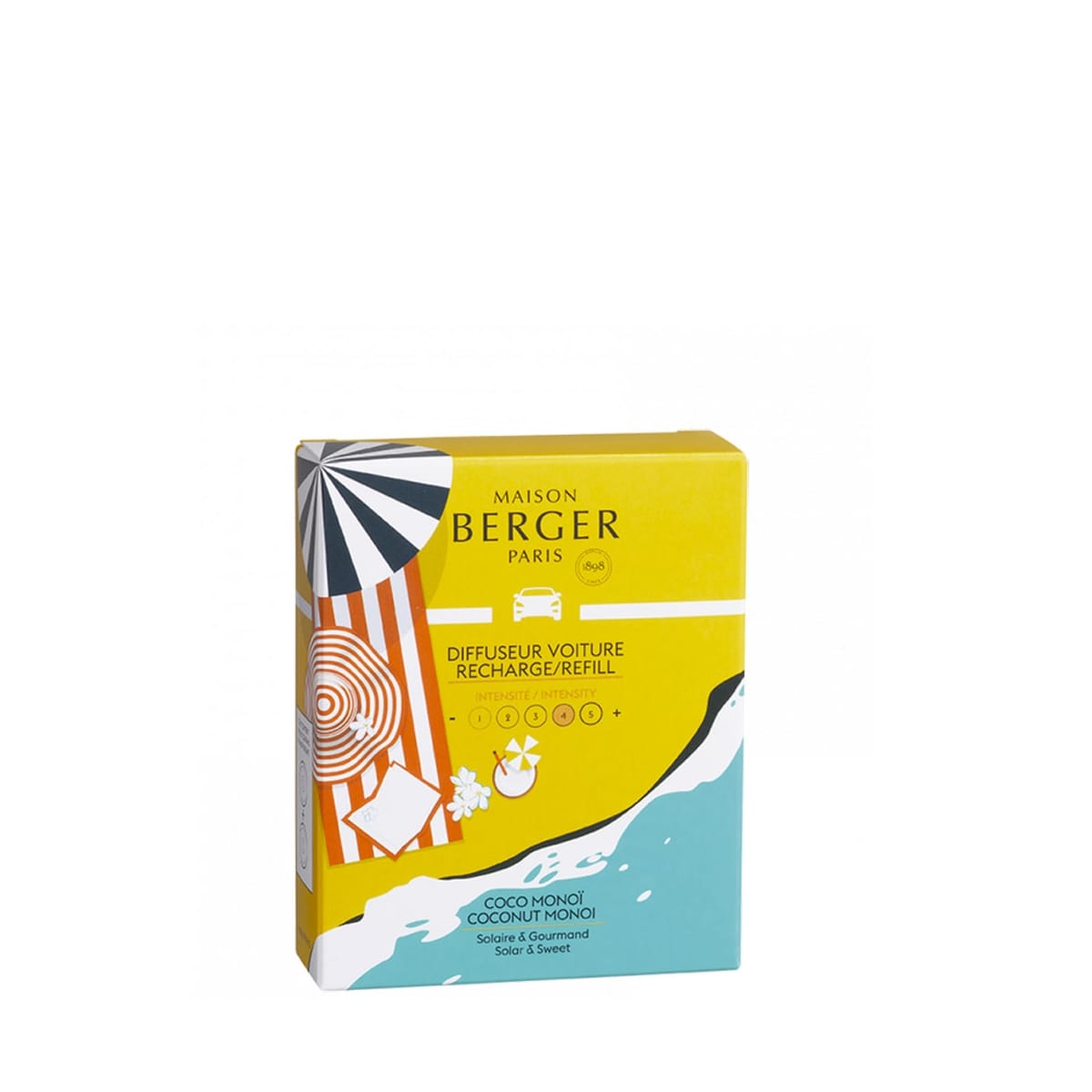 Maison Berger Paris Coco Monoï Recharges Diffuseur Voiture