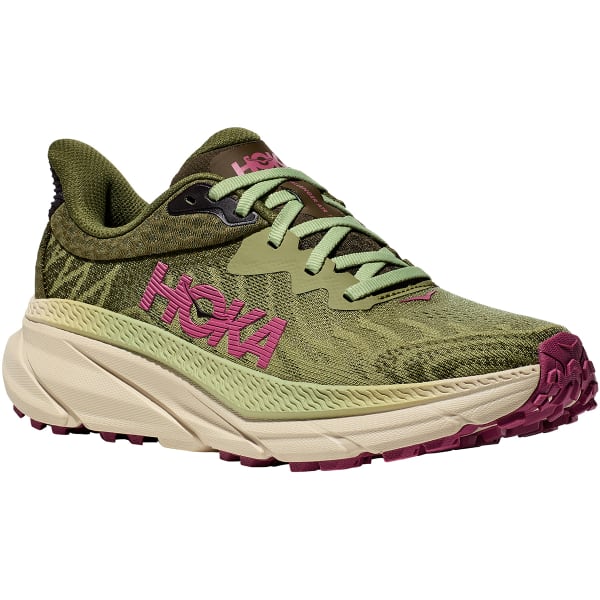 Chaussure trail HOKA ONE ONE CHALLENGER ATR 7 W FOREST FLOOR / BEET ROOT