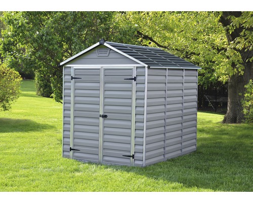 Palram Canopia Skylight 6x8 tuinhuis met vloer, 229 x 185,4 cm, grijs