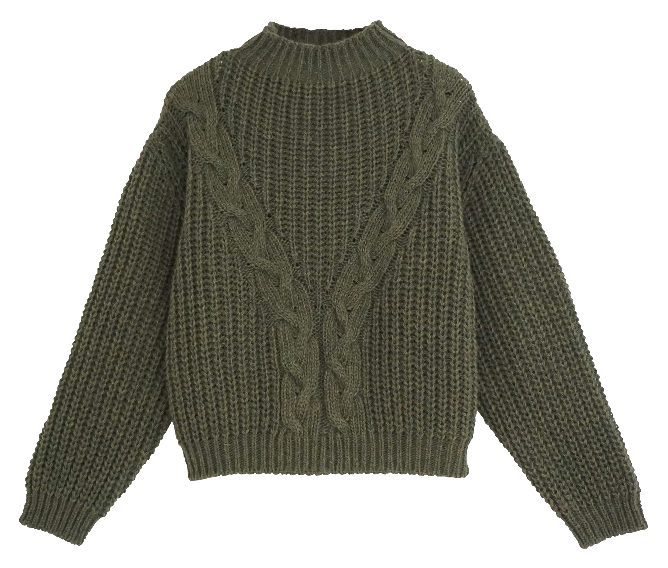 Pull oversize en maille | Vert