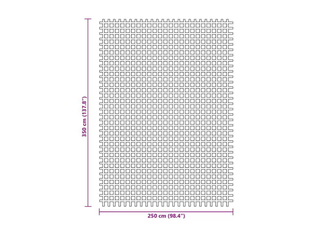 Tapis de tente anthracite 3,5x2,5 m