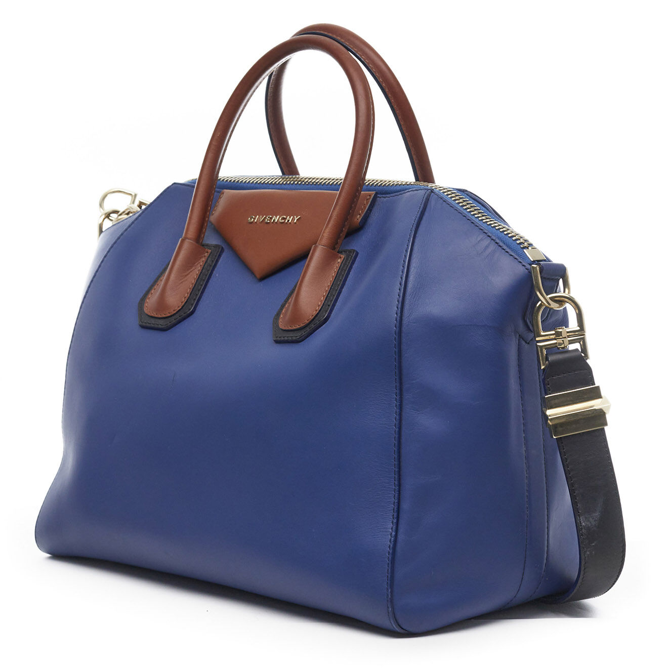 Givenchy Sac Antigona bleu/camel Medium État: Très bon