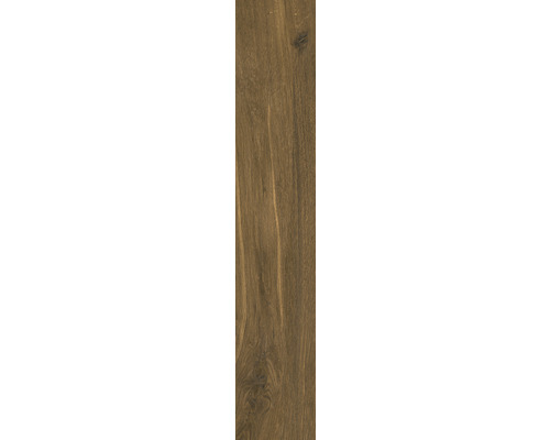 Porseleinen wand- en vloertegel Giornota Marrone 11 x 60 x 0,8 cm mat