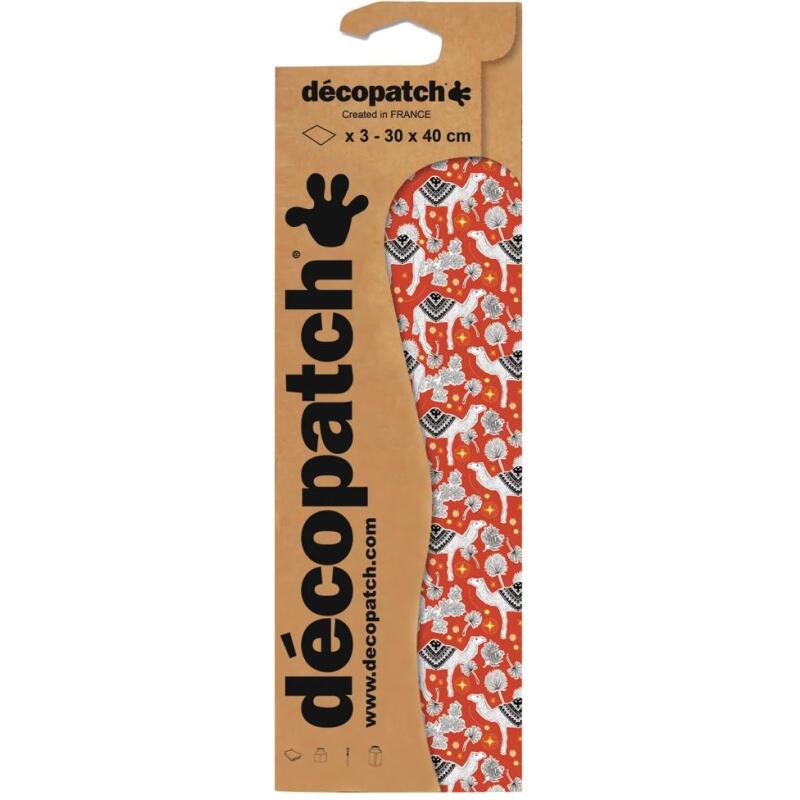 Pochette 3 Feuilles Identiques Ref 826 - Rouge