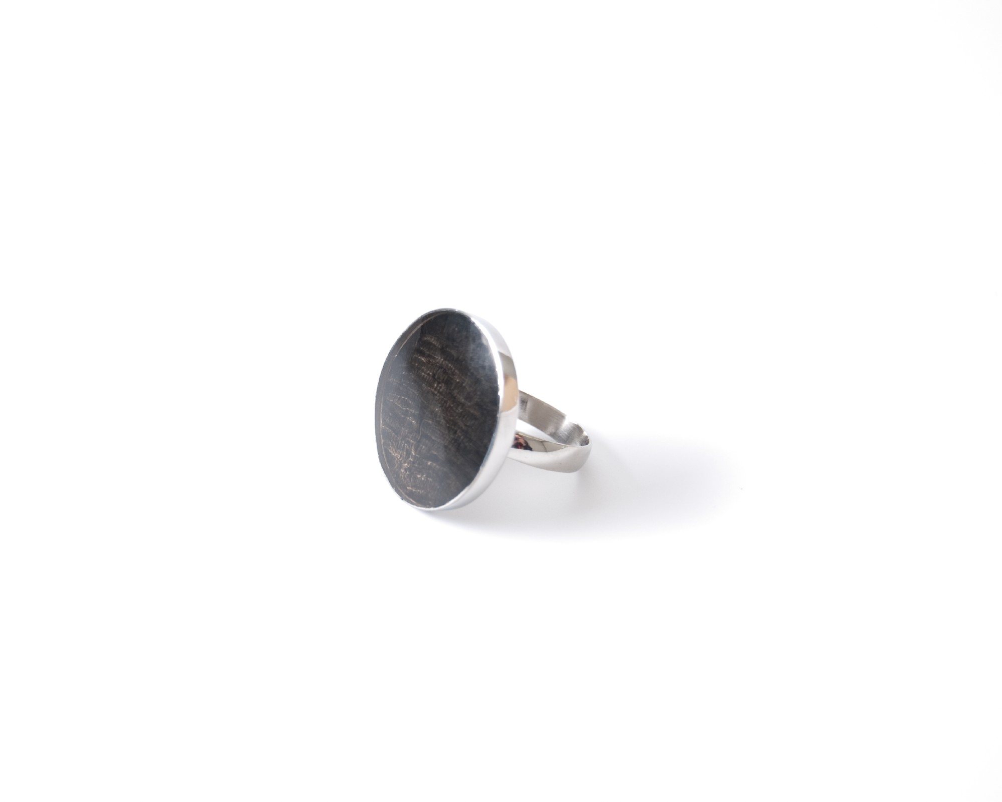 Muschel-Ring schwarz-braun, Ø 4 cm günstig bestellen