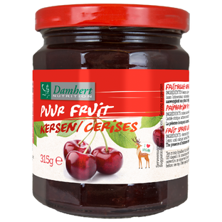 Damhert Puur Fruit Confituur Kersen 315GR