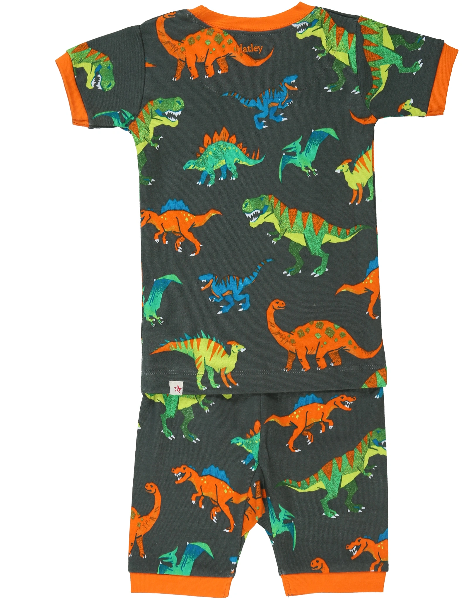 Schlafanzug BLOCK DINOS kurz in blue
