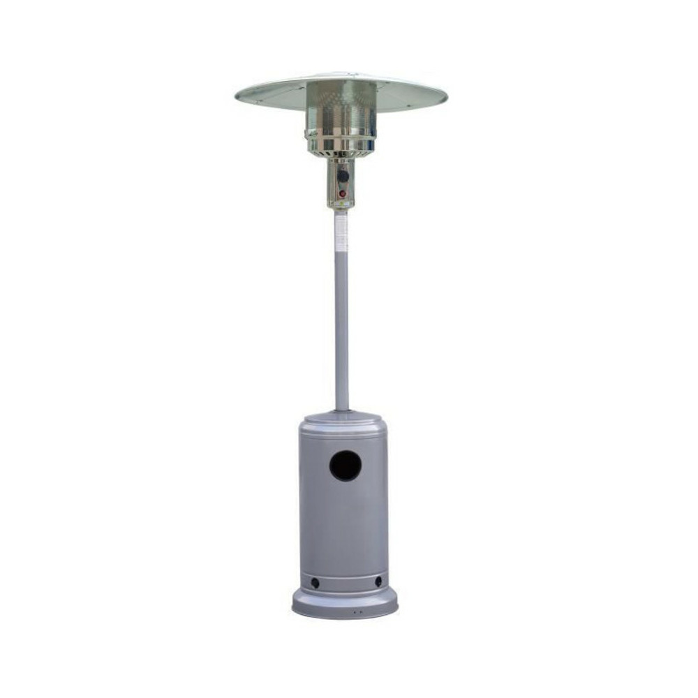 Parasol chauffant - gris avec housse et connectique