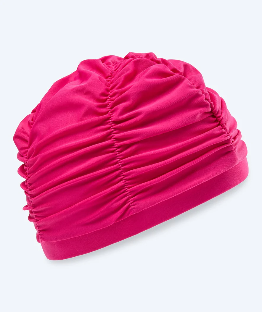 Watery badehætte med draperinger - Maxwell - Rose Red