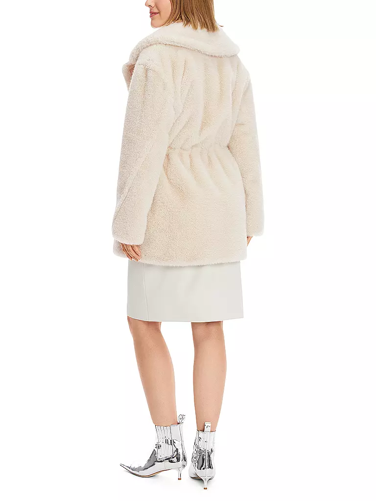 MARC CAIN  Parka in Felloptik grau