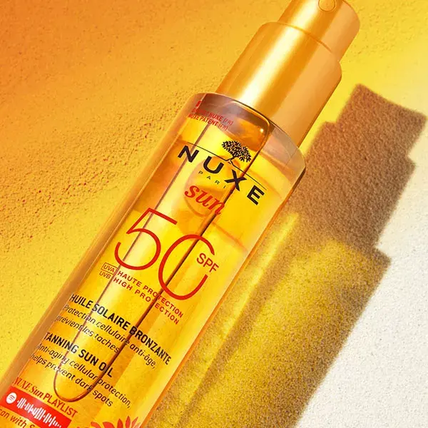 Óleo Bronzeador de Alta Proteção Nuxe Sun FPS 50 150ml