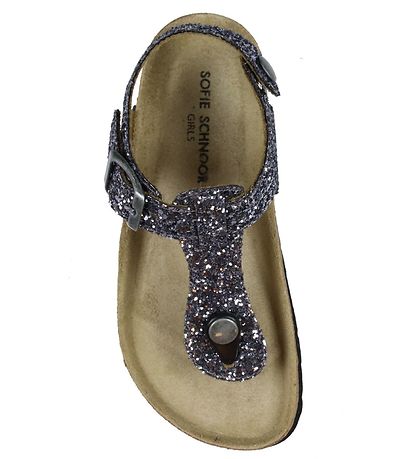Sofie Schnoor Sandalen - Glitter - Antiksilber