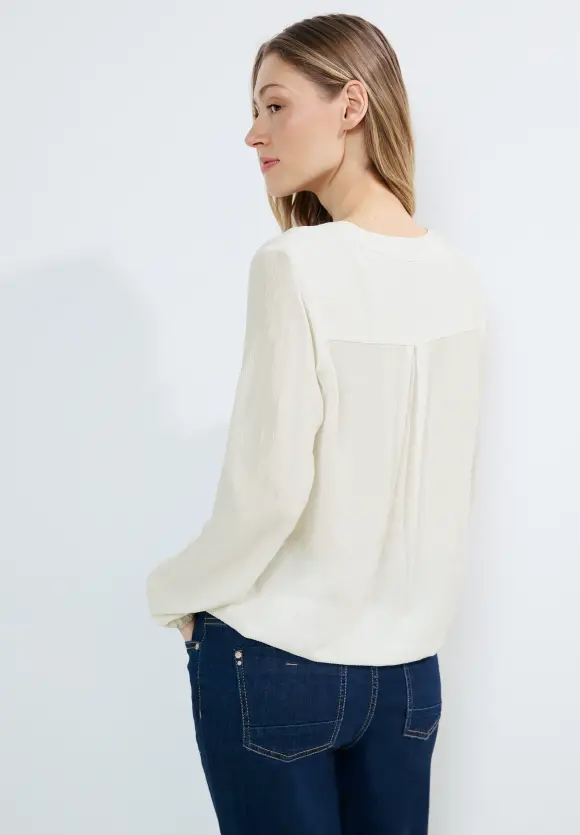 Struktur Bluse - vanilla white