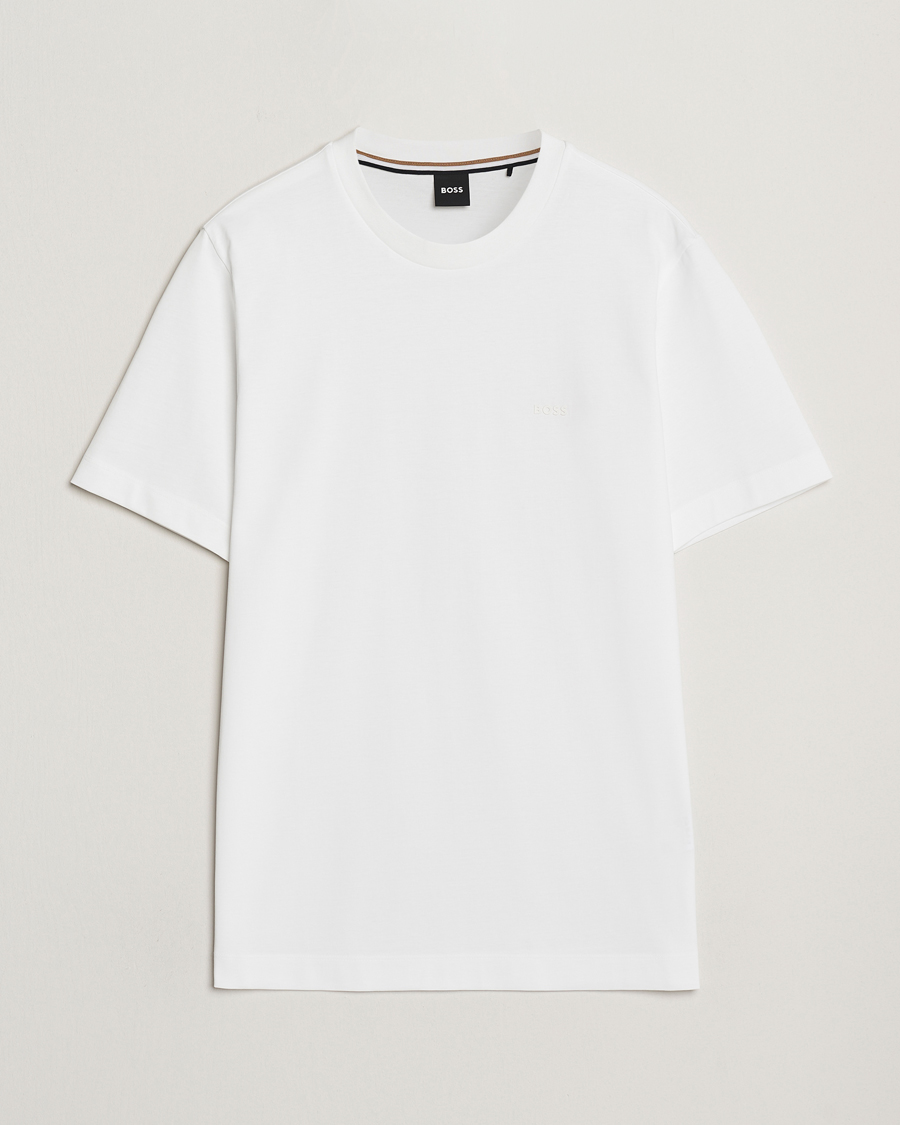 BOSS BLACK Thompson Crew Neck T-Shirt White