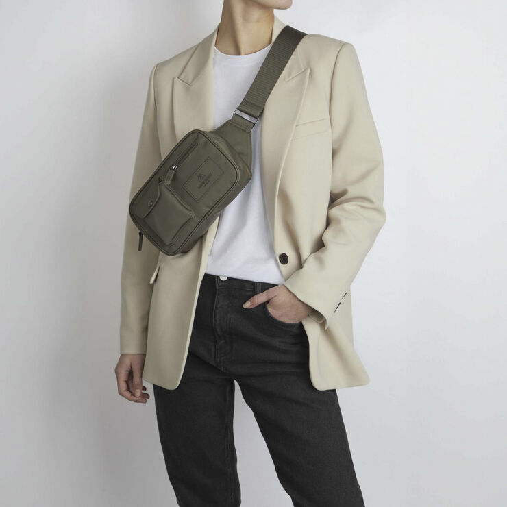 Markberg DarlaMBG Bum Bag, Monochrome Dark olive