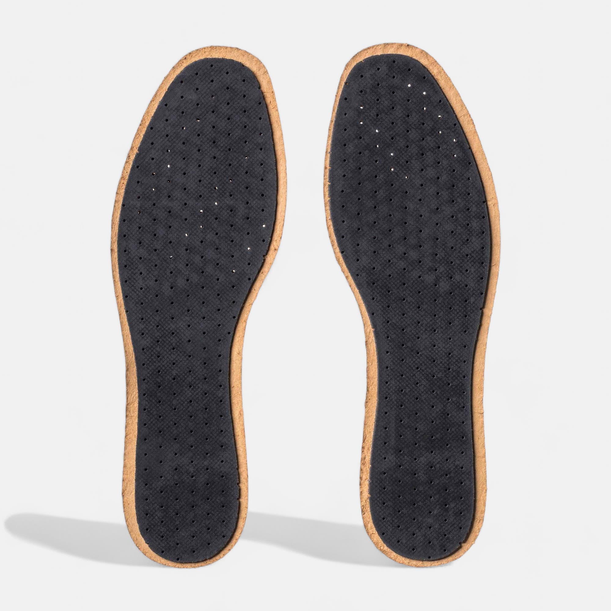 Semelles cuir charbon 39 40 sans coloris