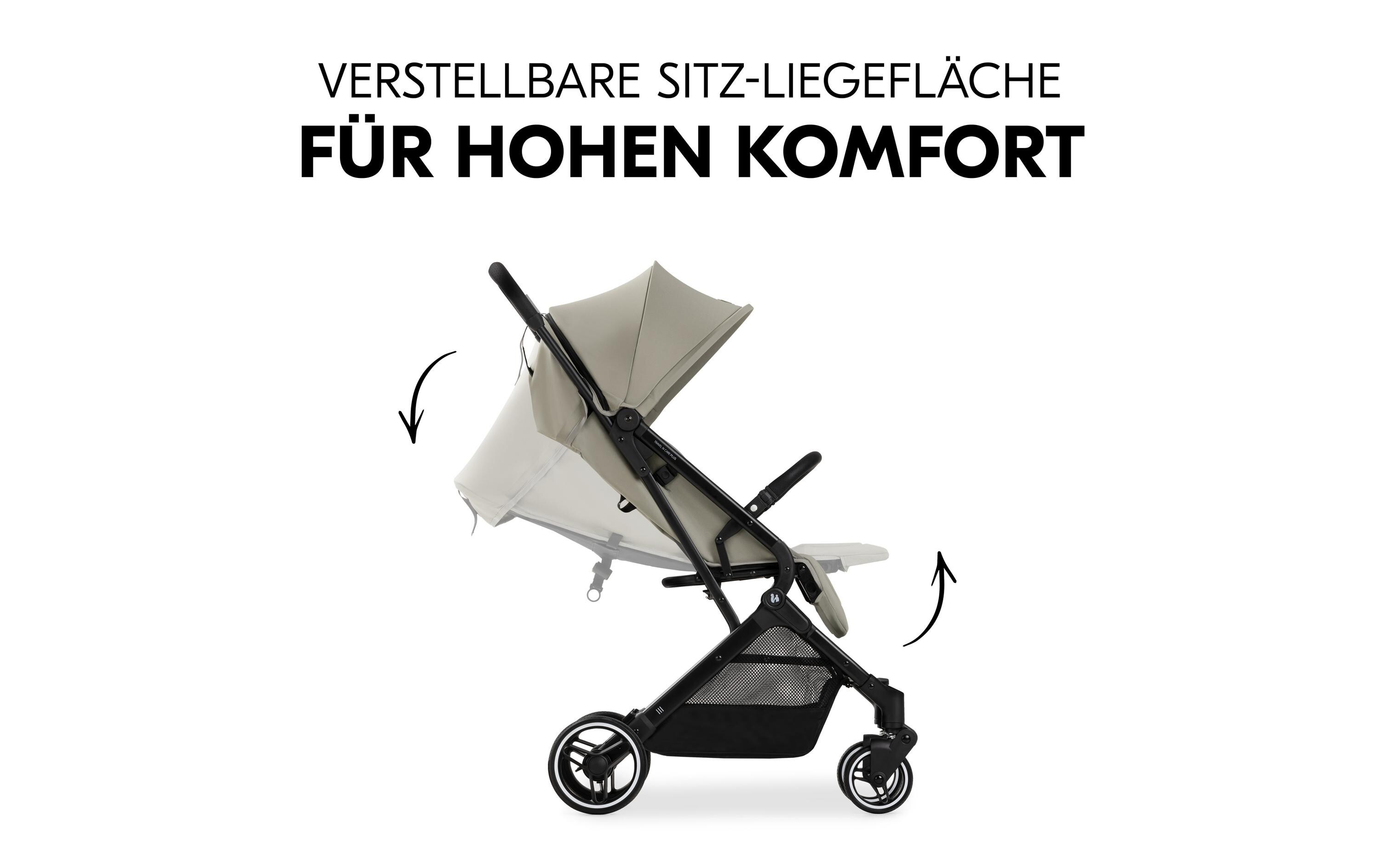 Buggy Travel N Care Plus Olive Green<br>Hochwertiger und handlicher Reisebuggy
