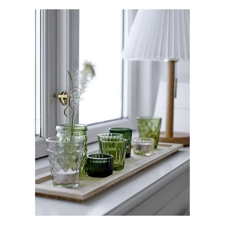 Bloomingville Plateau rectangulaire et photophores - Set de 9