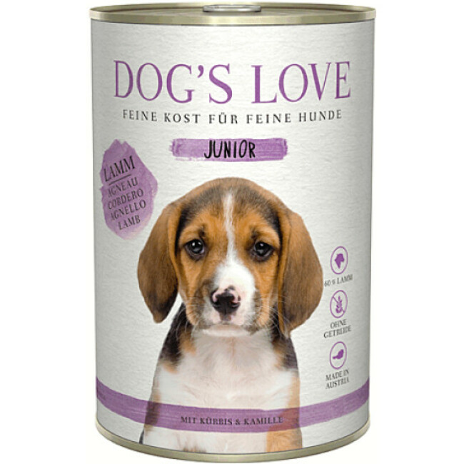Pâtée Dog's Love pour chiot et junior