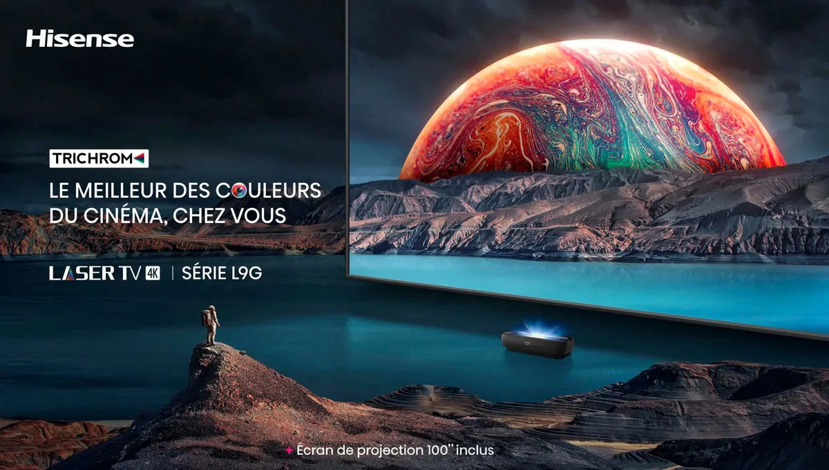Hisense 100L9HD Laser TV Vidéoprojecteurs ultra courte focale