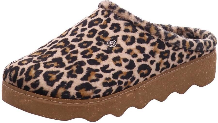 Rohde Dames Pantoffel Muil 6102-18 Panterprint