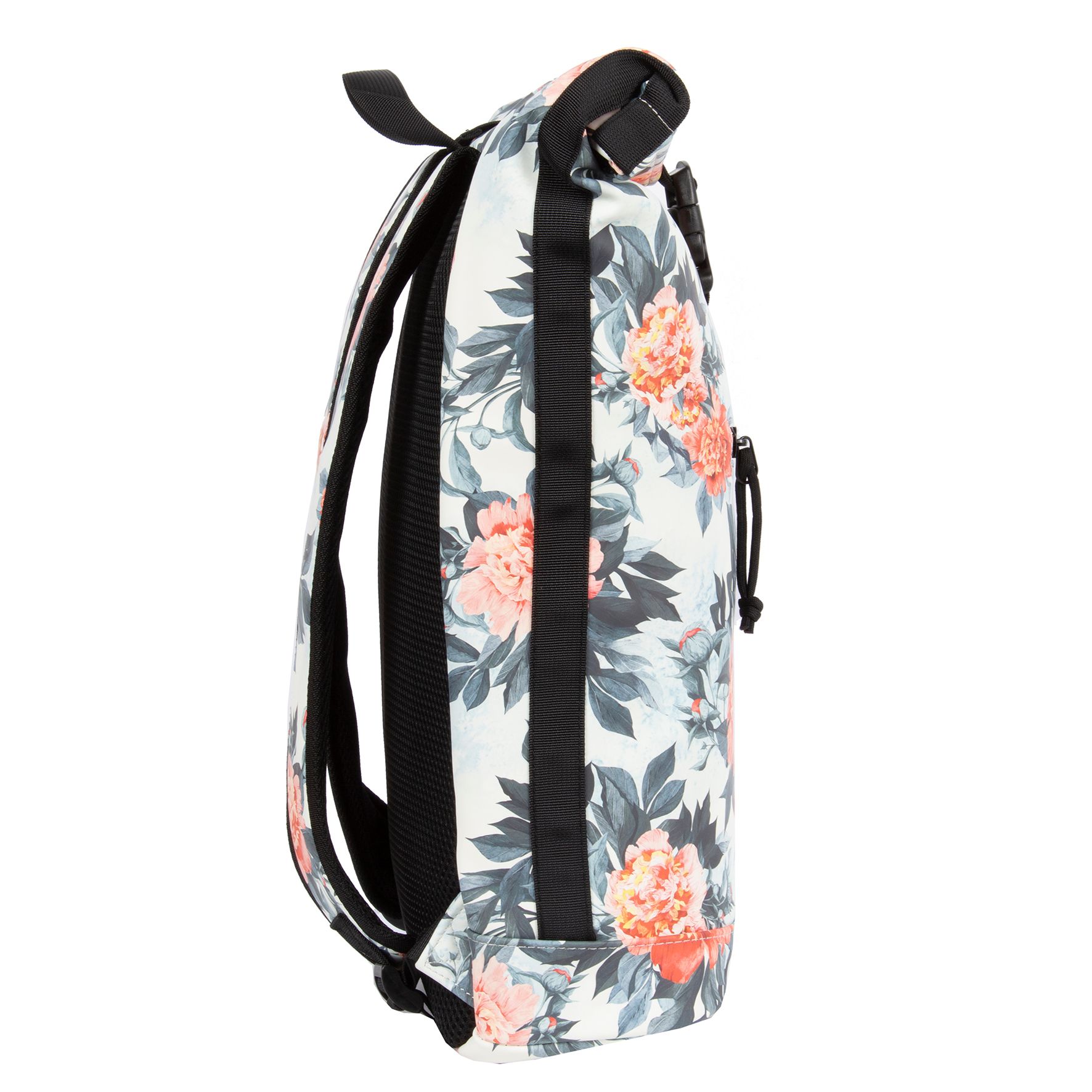 New Rebels Flora Mart New York Rolltop Backpack White