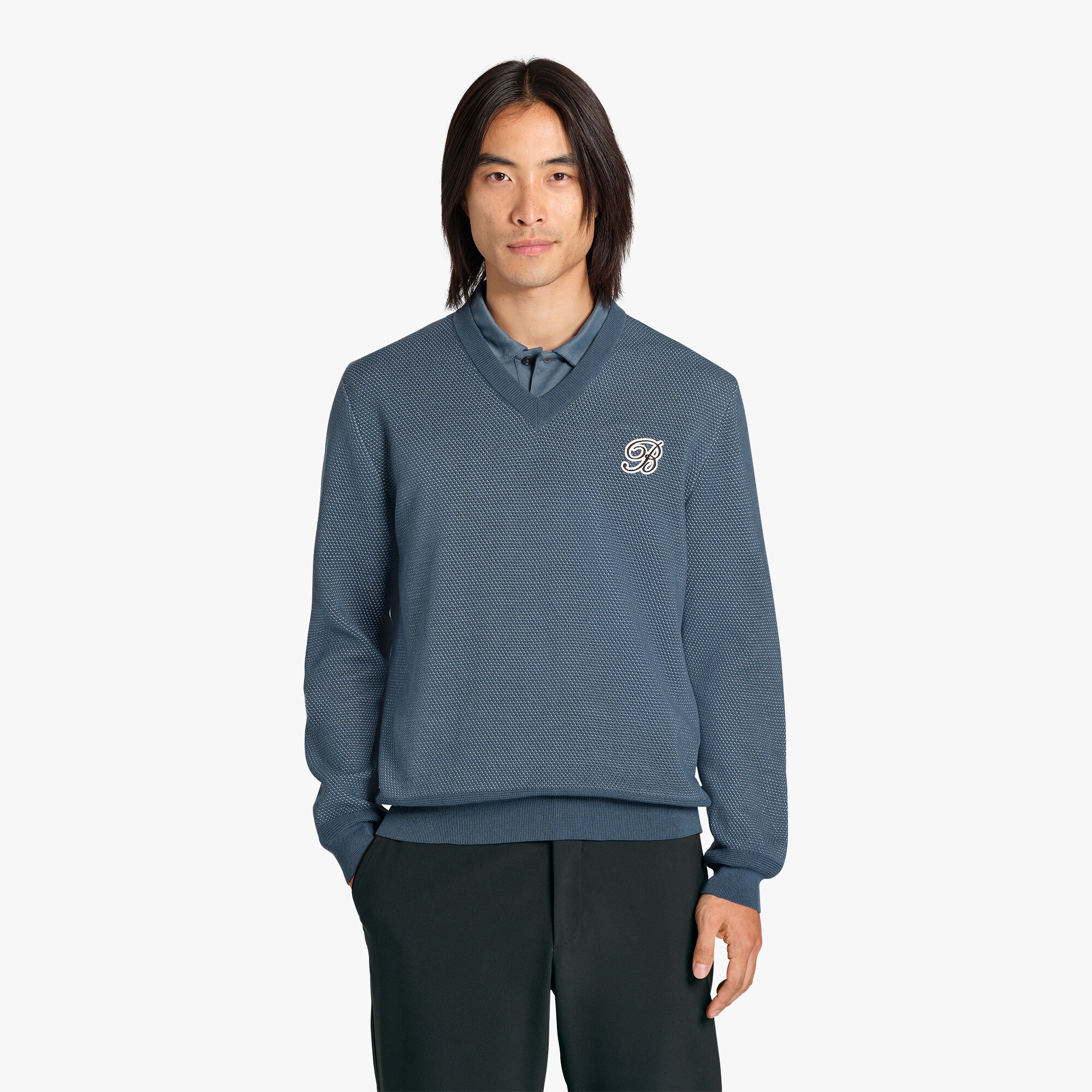Pull De Golf En Coton Et Soie