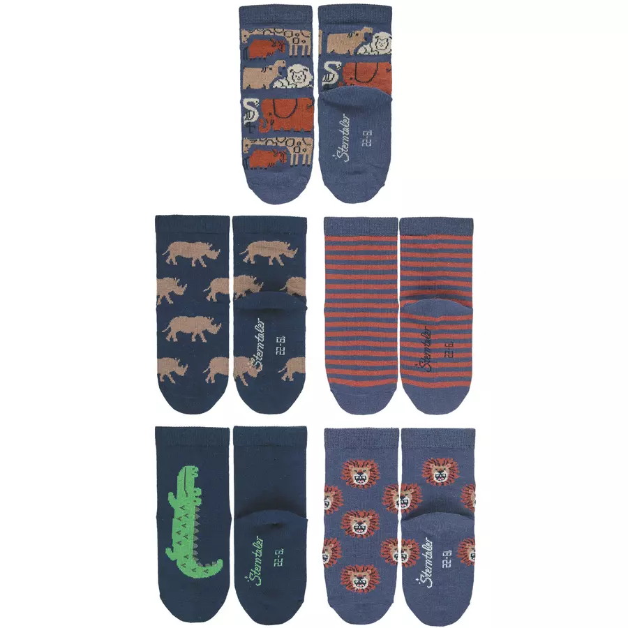 Sterntaler Söckchen 5er-Pack Jungen blau