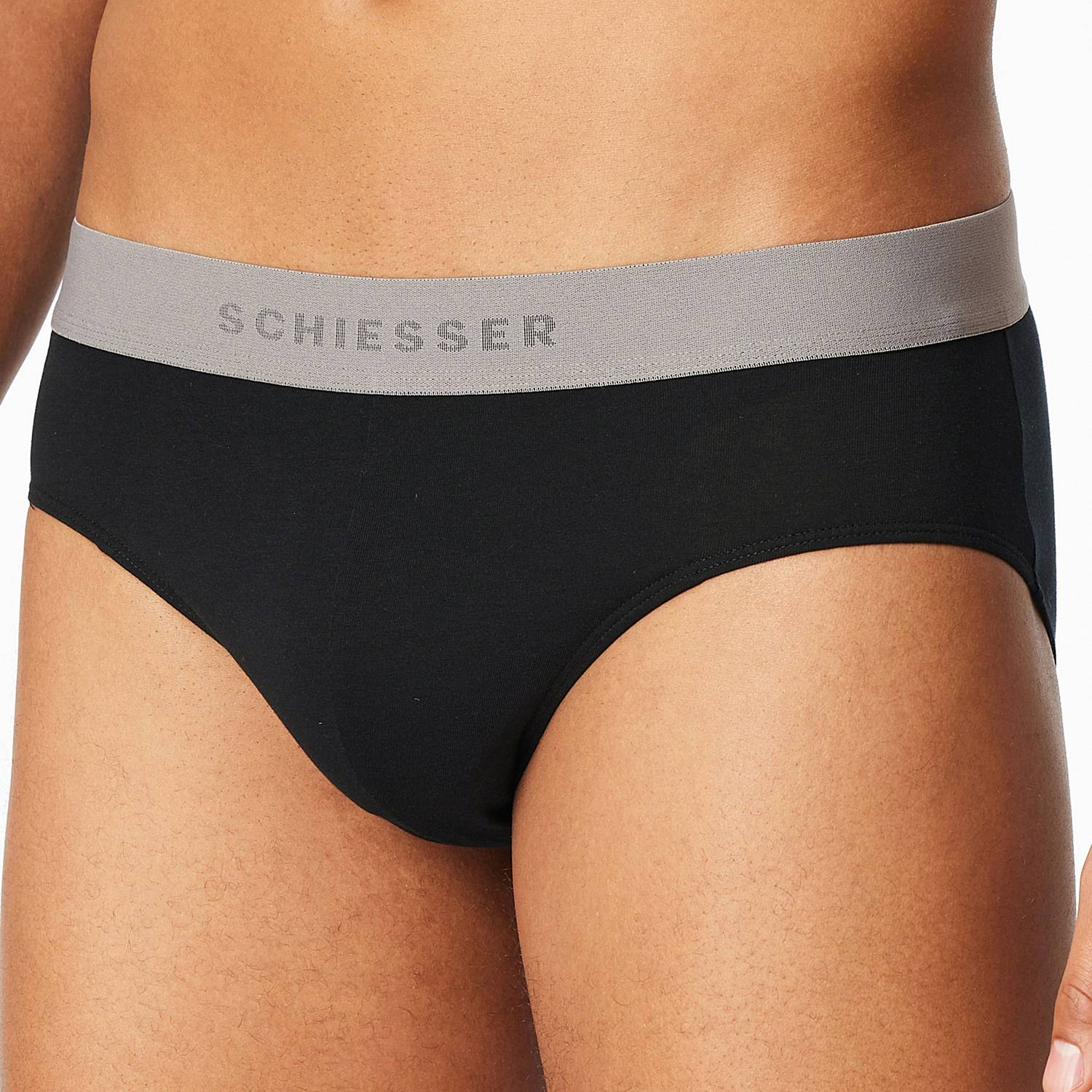 Schiesser Single-Jersey Herren-Slip im 5er-Pack