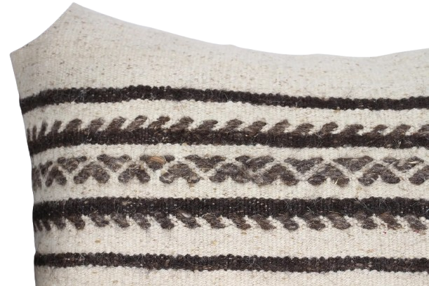 Kussen Kelim Vintage natural brown 45x45