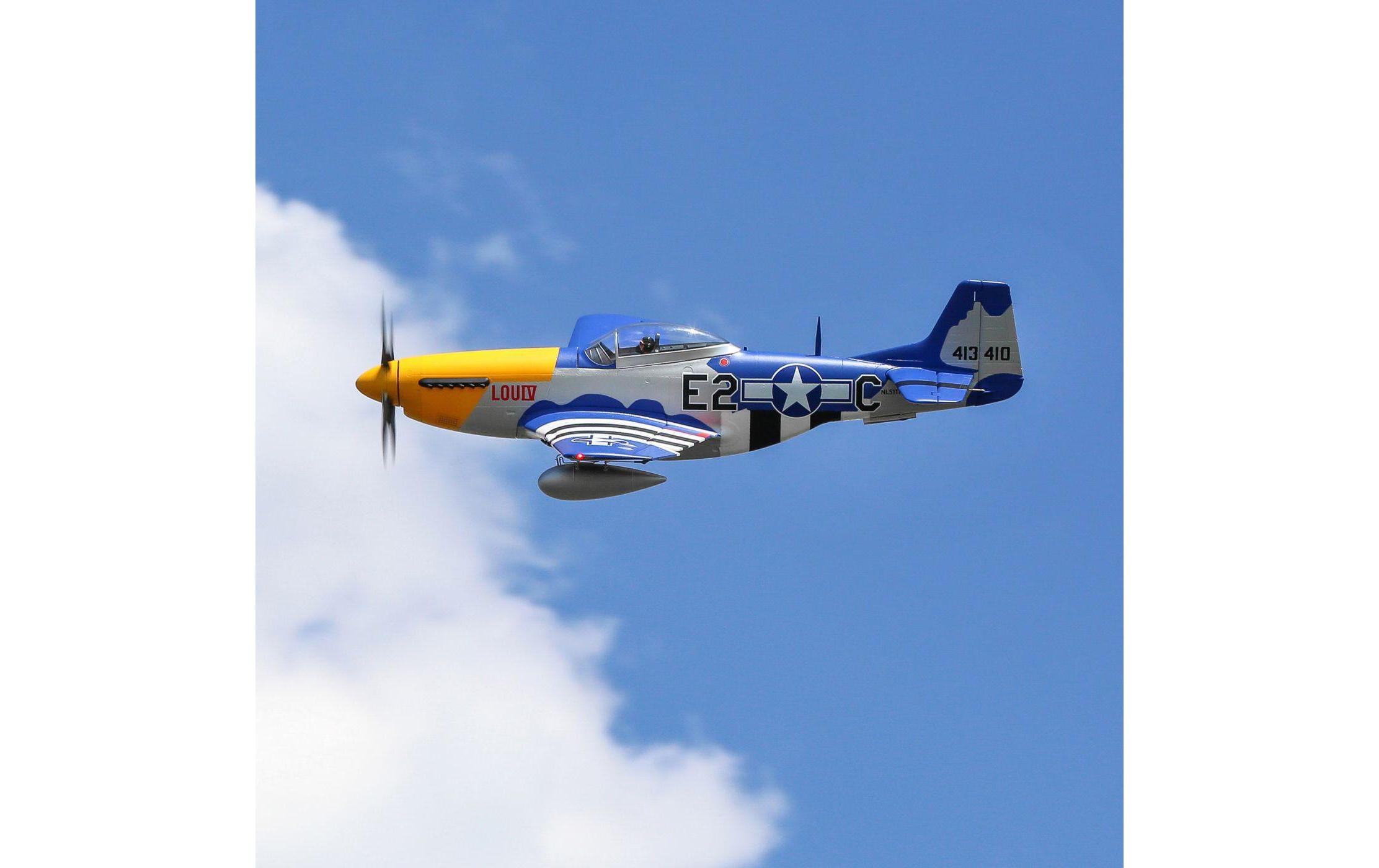 Flugzeug P-51D Mustang 1500 mm BNF Basic<br>Warbird