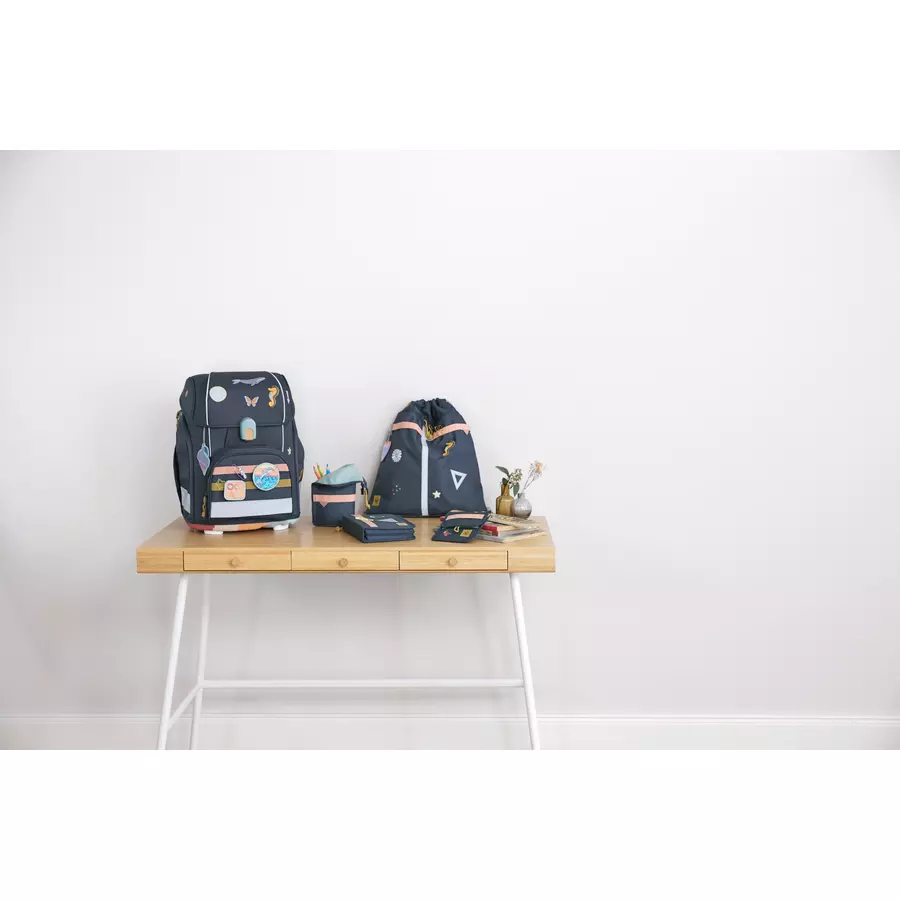LÄSSIG School Set Boxy Unique dark blue Ocean Edition
