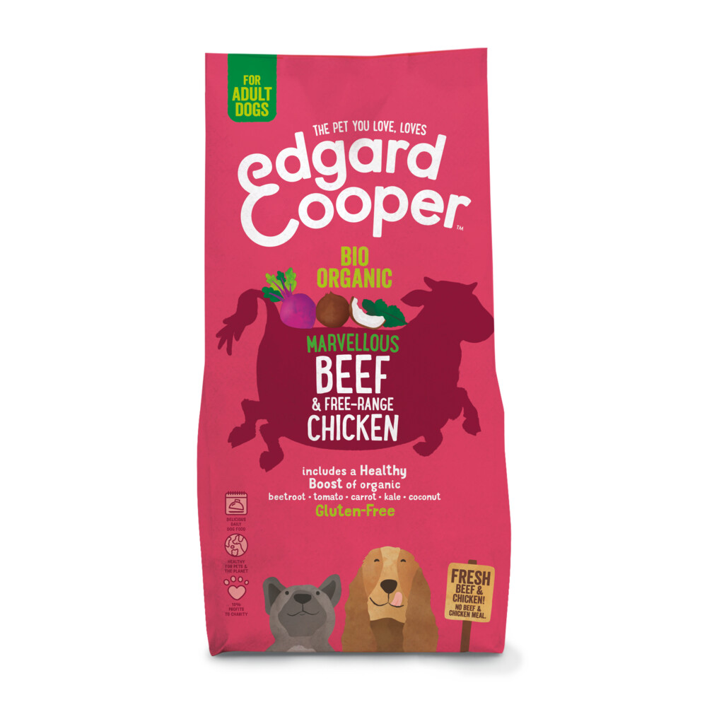 Edgard & Cooper Hondenvoer Bio Rund - Bio Kip7 kg